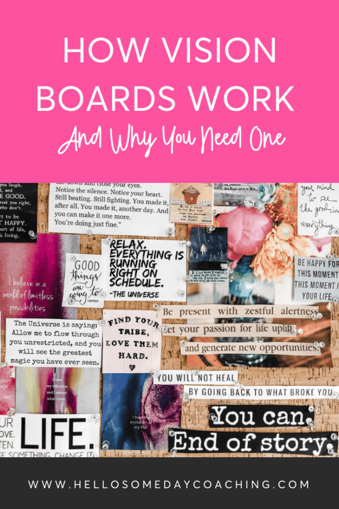 Why you need a vision board | Hello Someday Coaching