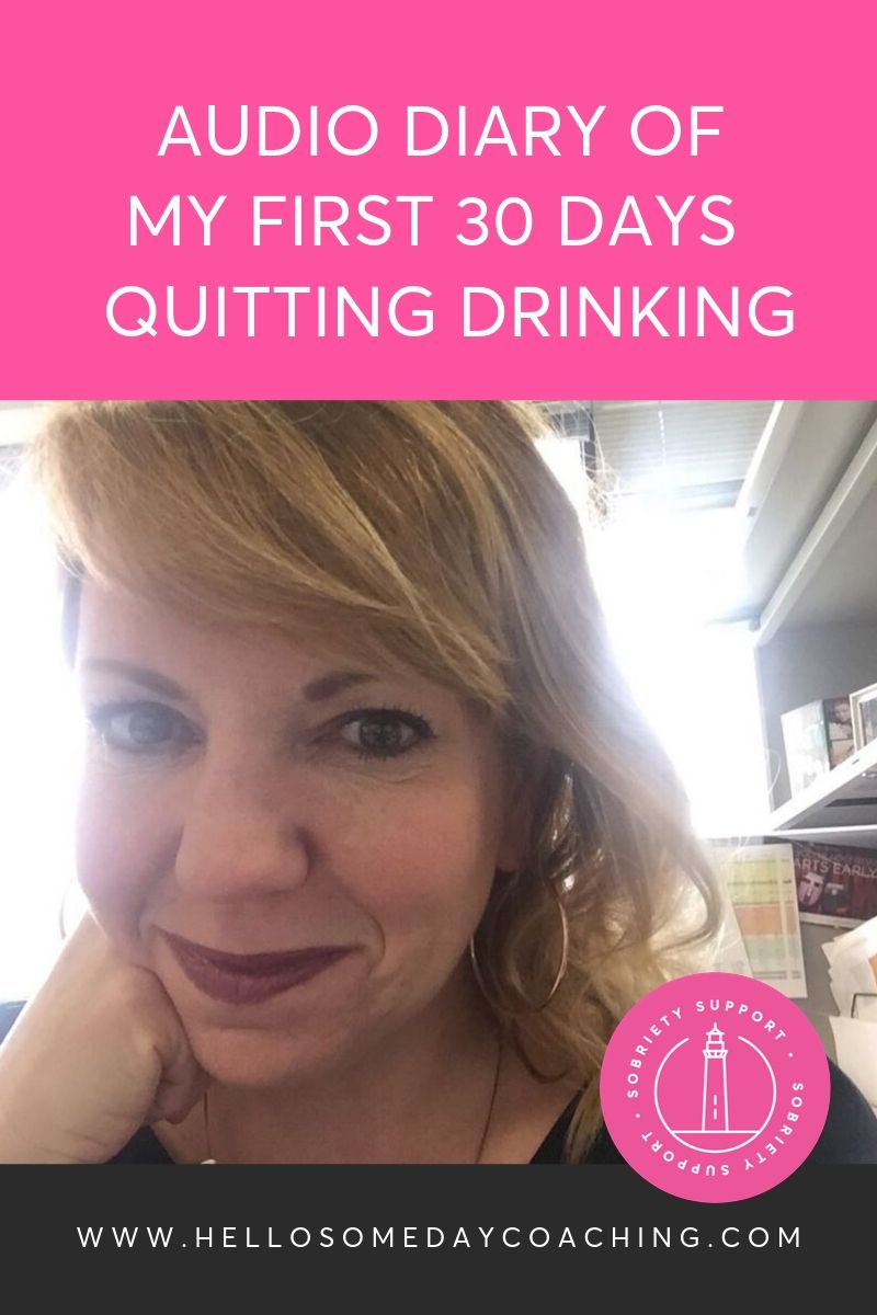 My Diary of Quitting Drinking, from Day 1 to Day 30, through emails to my Sober Coach.