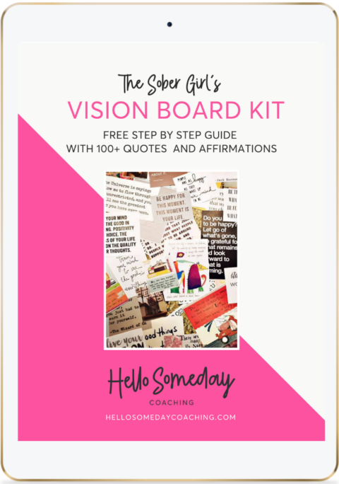 Free Download | The Sober Girl's Vision Board Starter Kit | Hello ...