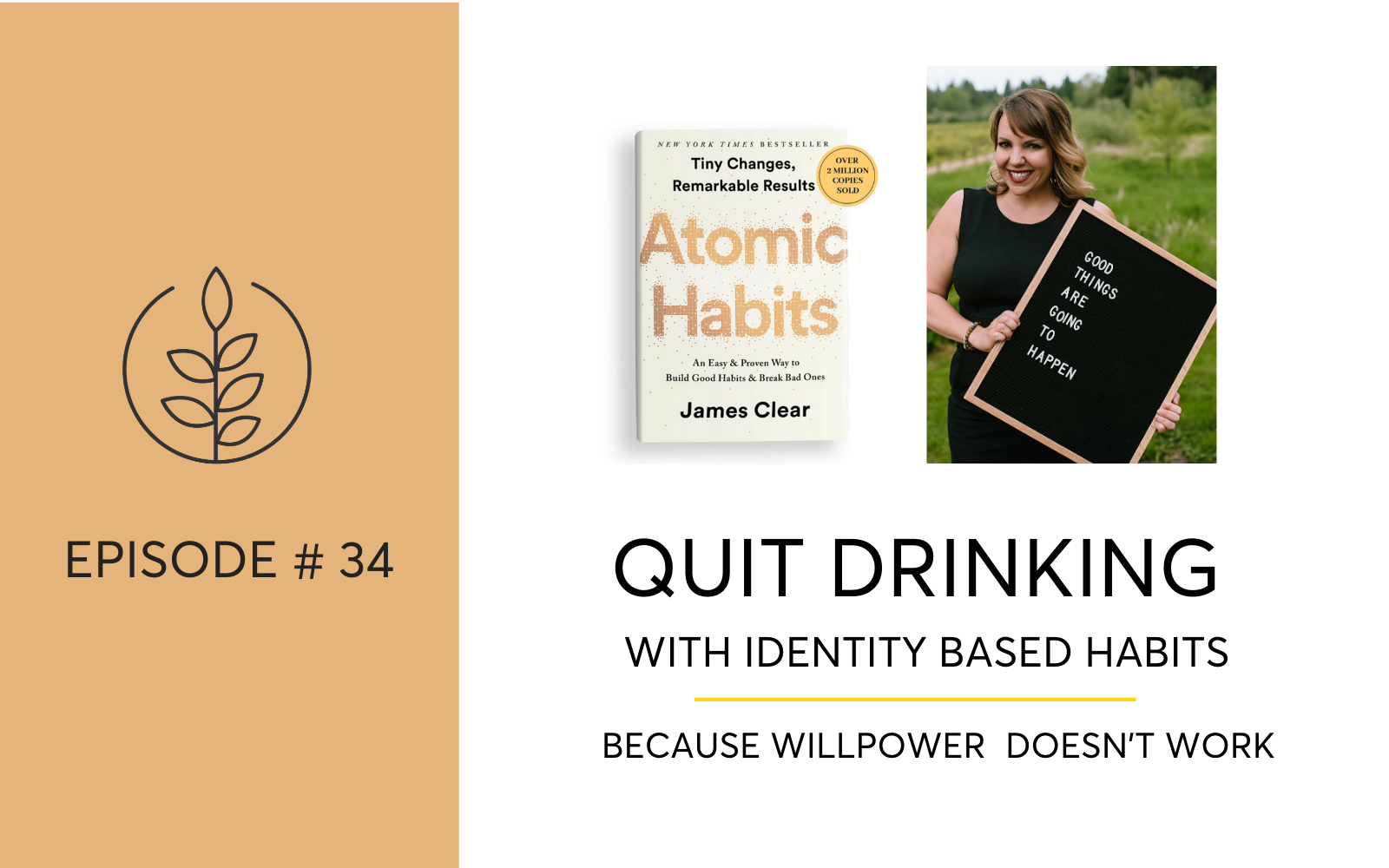 Quit Drinking With Identity Based Habits I Atomic Habits by James Clear