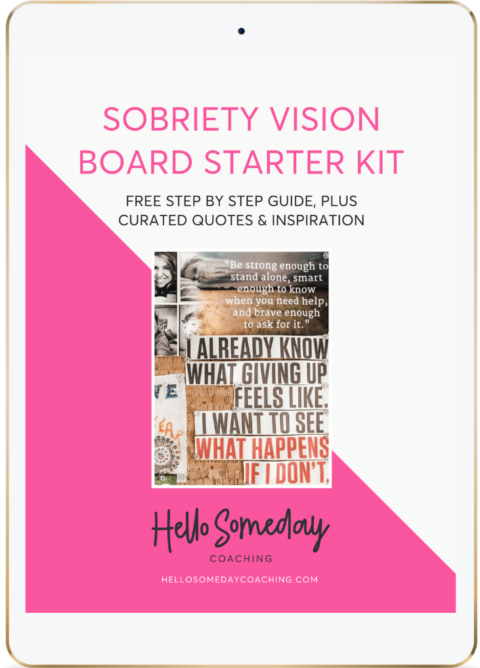 Free Download The Ultimate Sober Vision Board Starter Kit Hello