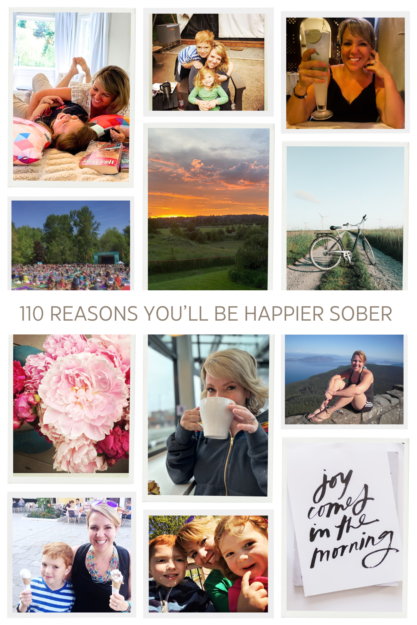 Sober Curious? Here are 110 reasons that you'll be happier sober.