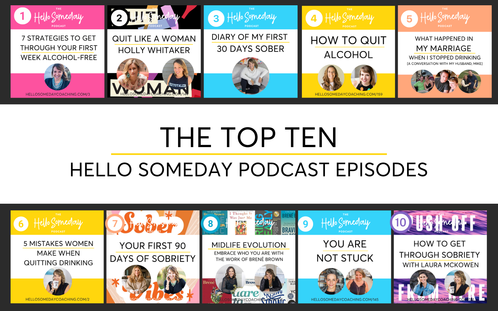 The Best Sober Podcast Episodes For Women Quitting Drinking | Hello ...