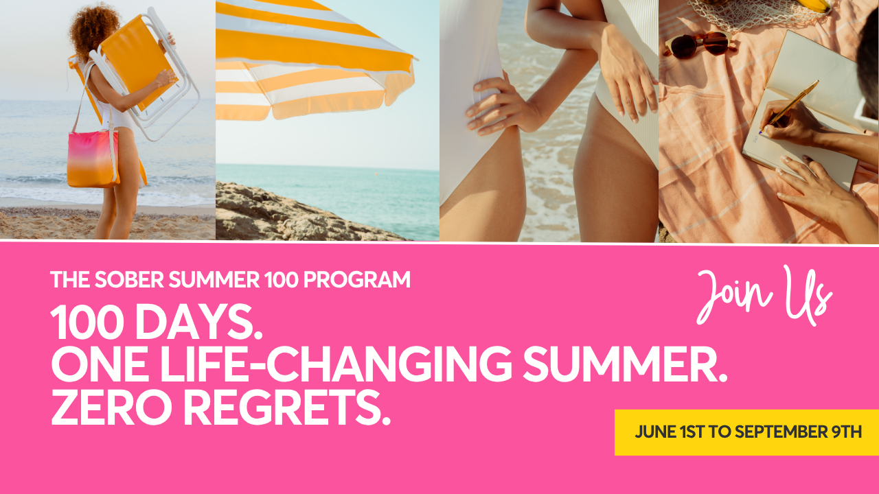 Join the Sober Summer 100 Experience with Casey McGuire Davidson, Sober Coach from Hello Someday Coaching
