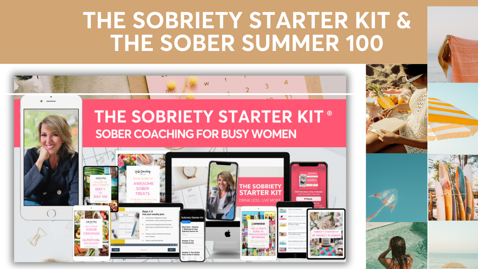 The Sobriety Starter Kit®, Sober Summer 100, Casey McGuire Davidson
